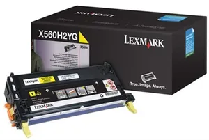 Toner für "X560n" Drucker, LEXMARK Gelb, 10.000 Seiten